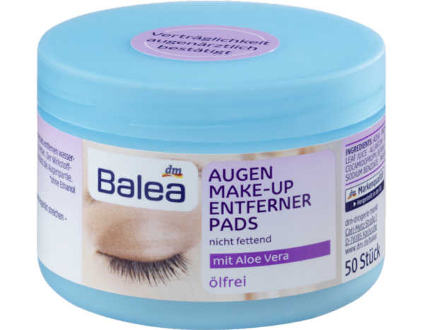Подушечки для зняття макіяжу Balea Augen Make-up Entferner Pads ölfreiПодушечки для зняття макіяжу Balea Augen Make-upПодушечки для зняття макіяжу Balea Augen Make-upПодушечки для зняття макіяжу Balea Augen Make-up