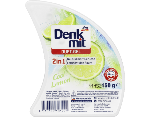 освіжувач гель в унітаз DenkMit Duft-Gel Cool Lemonосвіжувач гель в унітаз DenkMit Duft-Gel Cool Lemon