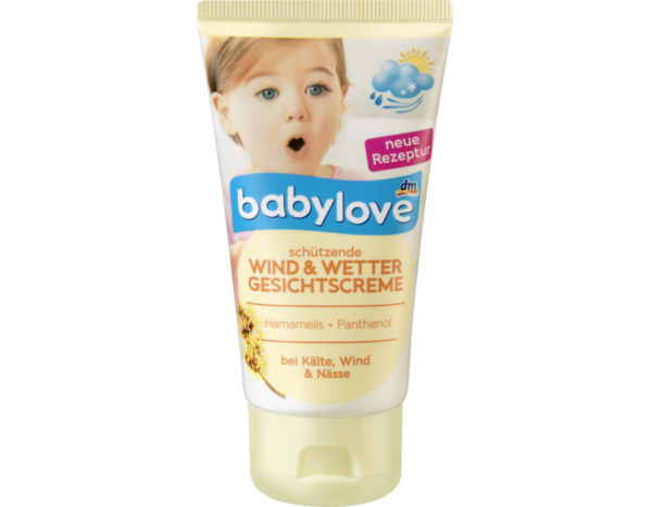 дитячий крем для захисту обличчя babylove schützende Wind & Wetter Gesichtscreme дитячий крем для захисту обличчя