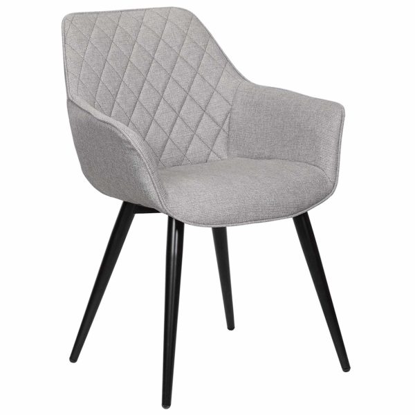 Стілець для вітальні з льону BH152 (Світло сірий)Стілець для вітальні з льону BH152 (Світло сірий)