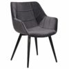 Стілець з оксамиту BH148 (Чорний)Стілець з оксамиту BH148 (Чорний)
