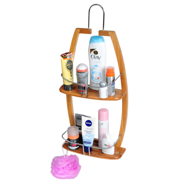 Полиця для ванної з бамбука BZ4117Полиця для ванної з бамбука BZ4117