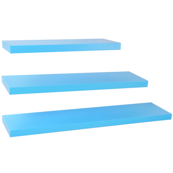 Набір із 3 настінних полиць RG9238 БлакитнийНабір із 3 настінних полиць RG9238 БлакитнийНабір із 3 настінних полиць RG9238 БлакитнийНабір із 3 настінних полиць RG9238 Блакитний