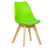 Стілець з дерев'яними ніжками BH29 (Зелений)Стілець з дерев'яними ніжками BH29 (Зелений)