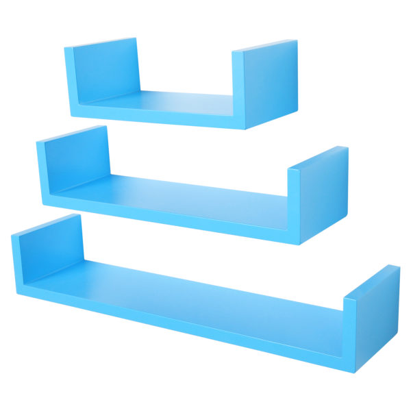 Набір із 3 настінних полиць RG9239 НебеснийНабір із 3 настінних полиць RG9239 НебеснийНабір із 3 настінних полиць RG9239 НебеснийНабір із 3 настінних полиць RG9239 Небесний