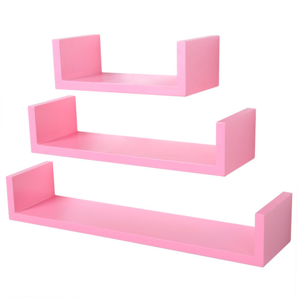 Набір із 3 настінних полиць RG9239 РожевийНабір із 3 настінних полиць RG9239 РожевийНабір із 3 настінних полиць RG9239 РожевийНабір із 3 настінних полиць RG9239 Рожевий