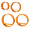 Набір із 4 настінних круглих полиць RG9281 (Помаранчевий)Набір із 4 настінних круглих полиць RG9281 (Помаранчевий)Набір із 4 настінних круглих полиць RG9281 (Помаранчевий)Набір із 4 настінних круглих полиць RG9281 (Помаранчевий)