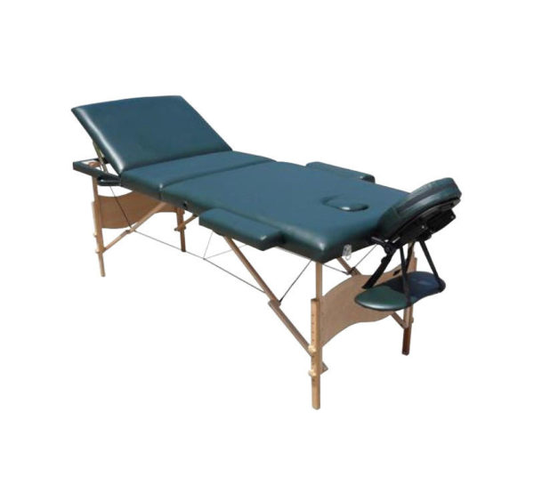 Масажний стіл 3х секційний масажна кушетка DS MS169 Зелений
