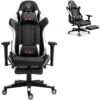 Геймерське крісло ігрове з підставкою для ніг, до 120кг навантаження, з 4D підлокітниками ts-bs5934